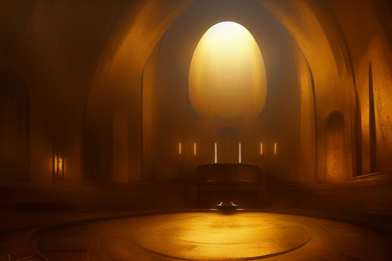 Golden hall from the Universia campaign