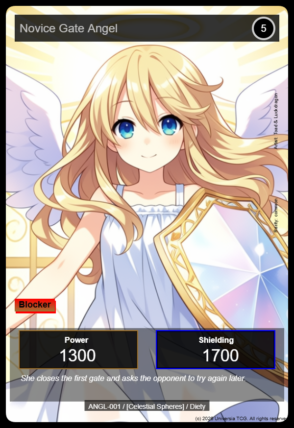 Novice Gate Angel card