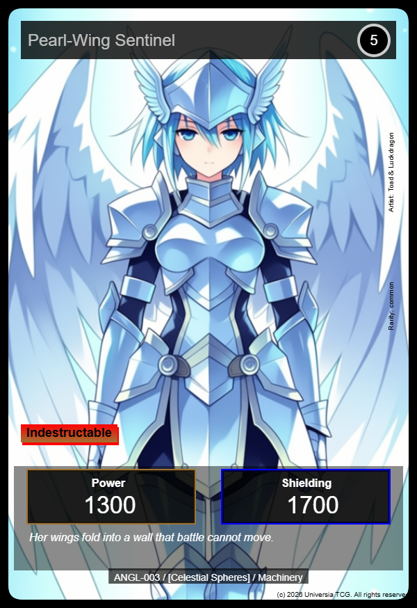 Pearl-Wing Sentinel card