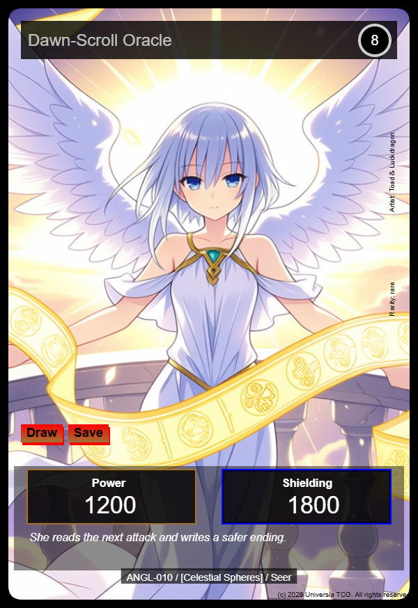Dawn-Scroll Oracle card