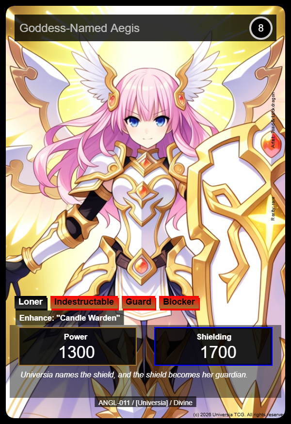 Goddess-Named Aegis card