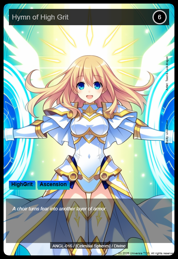 Hymn of High Grit card