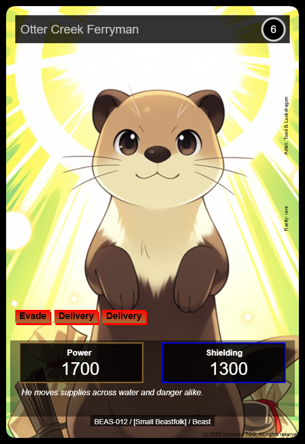 Otter Creek Ferryman card