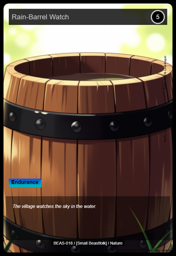 Rain-Barrel Watch card