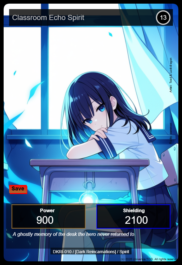 Classroom Echo Spirit card