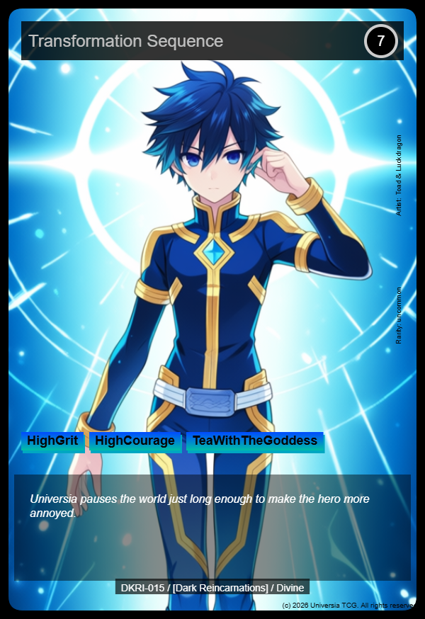 Transformation Sequence card