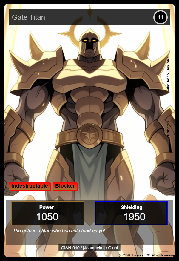 Gate Titan card
