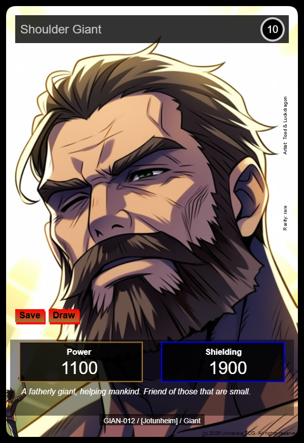 Shoulder Giant card