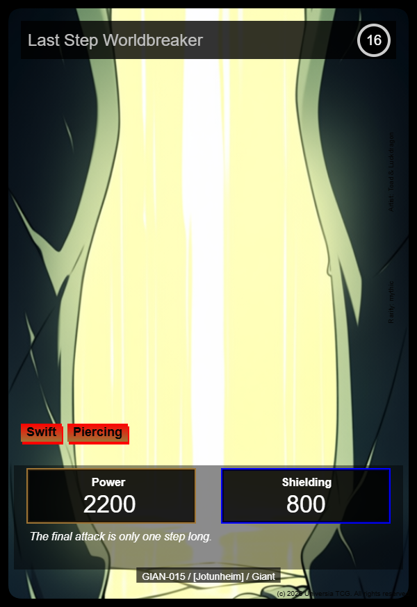 First Wall Worldbearer card