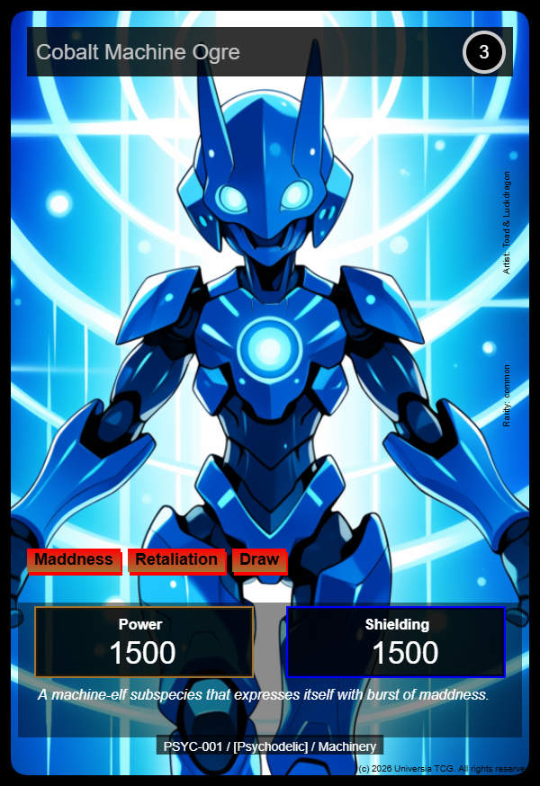 Cobalt Machine Ogre card