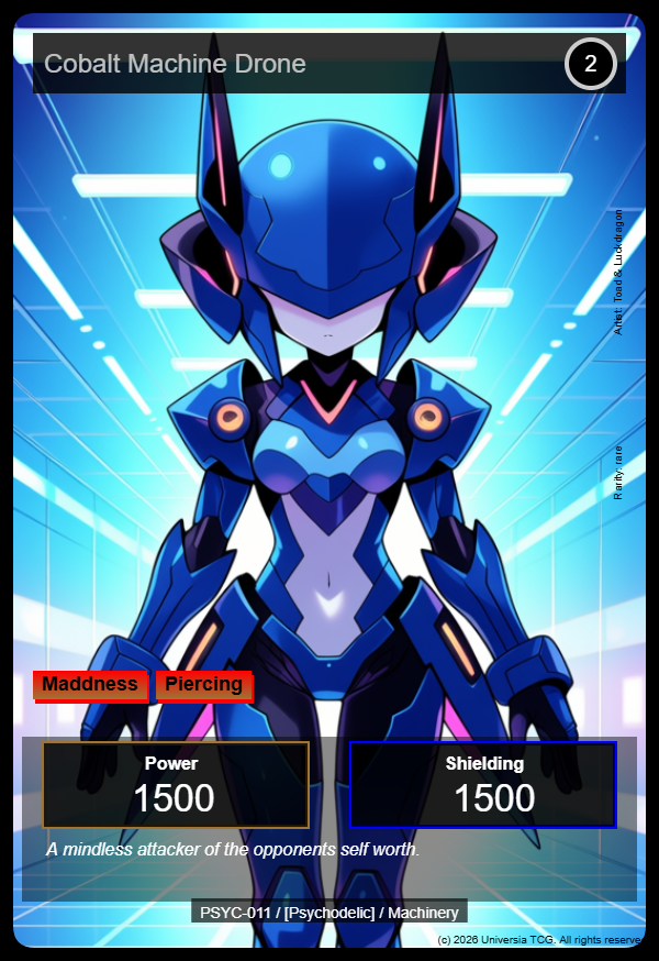 Cobalt Machine Drone card