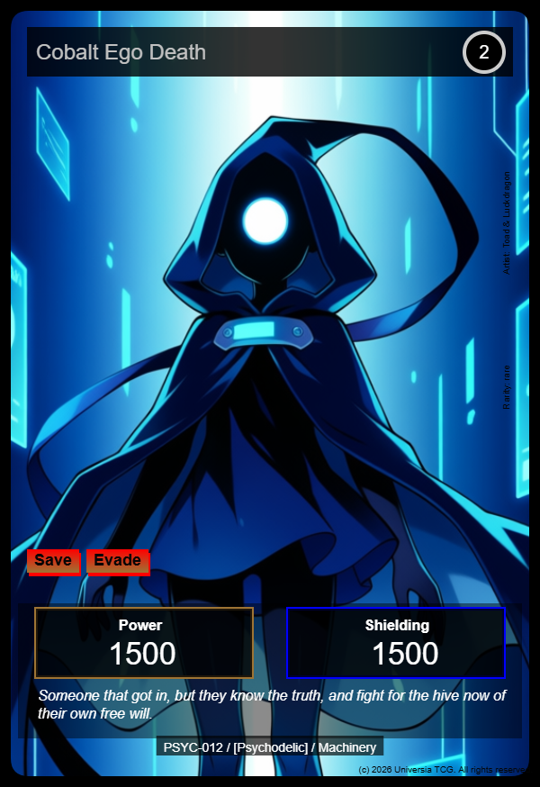 Cobalt Ego Death card