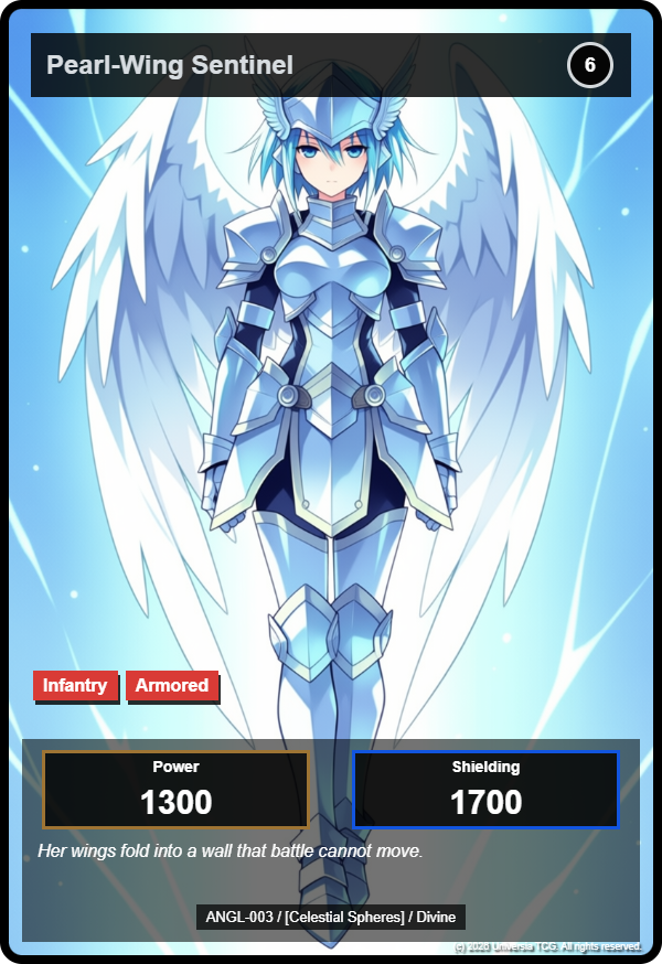 Pearl-Wing Sentinel card
