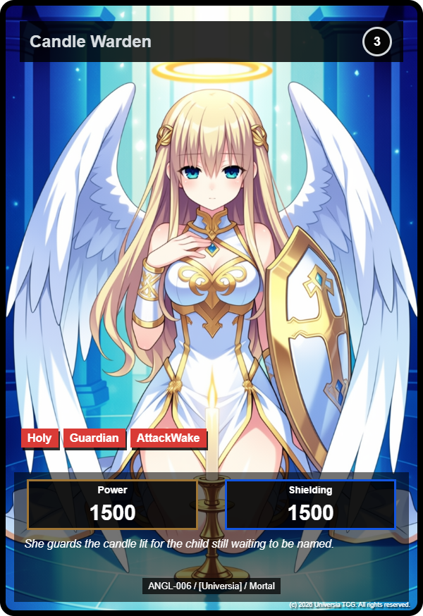 Candle Warden card