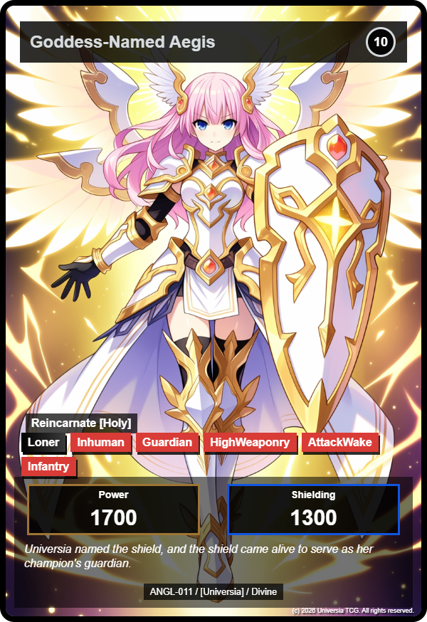 Goddess-Named Aegis card