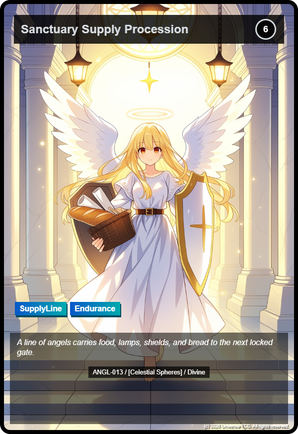 Sanctuary Supply Procession card