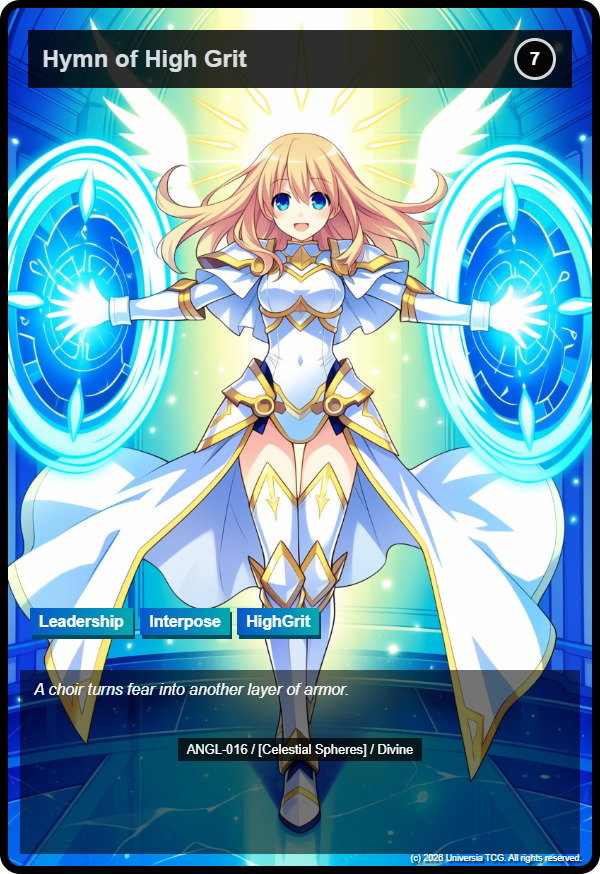 Hymn of High Grit card