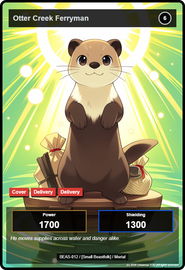 Otter Creek Ferryman card