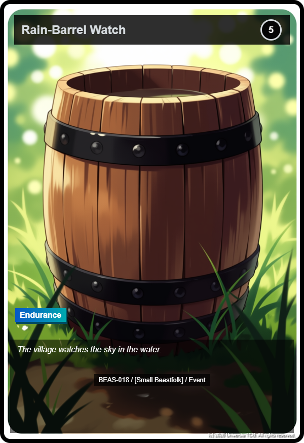 Rain-Barrel Watch card