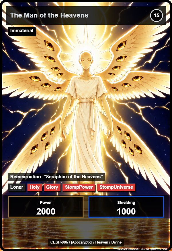 The Man of the Heavens card