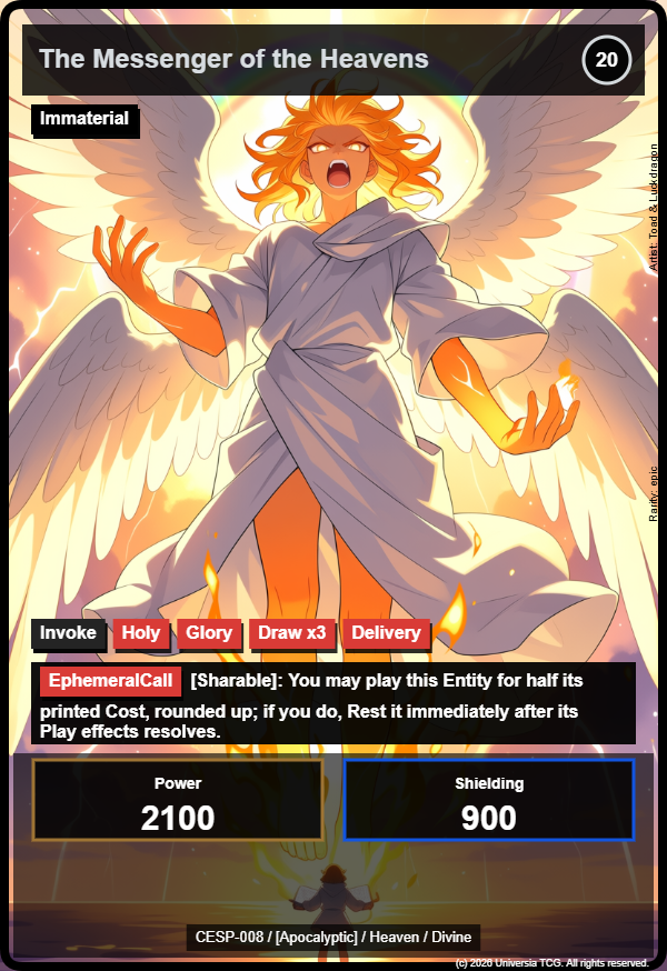 The Messenger of the Heavens card