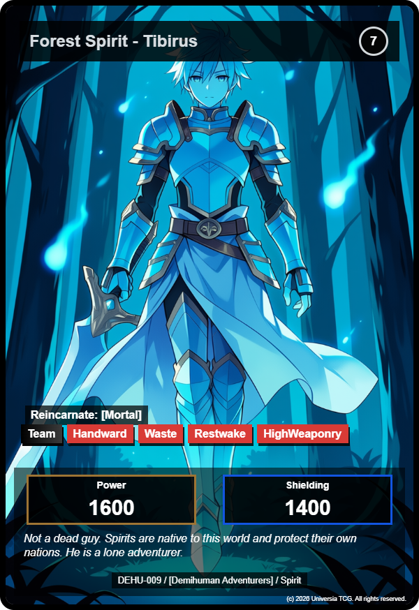 Forest Spirit - Tibirus card