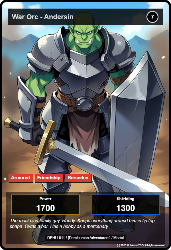 War Orc - Andersin card