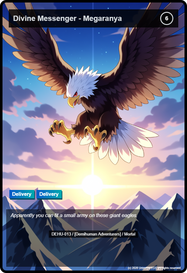 Divine Messenger - Megaranya card