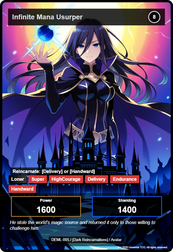 Infinite Mana Usurper card