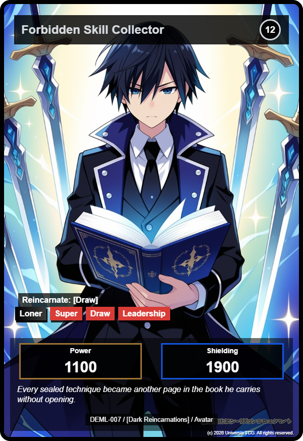 Forbidden Skill Collector card