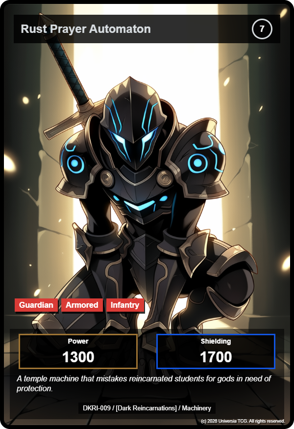 Rust Prayer Automaton card