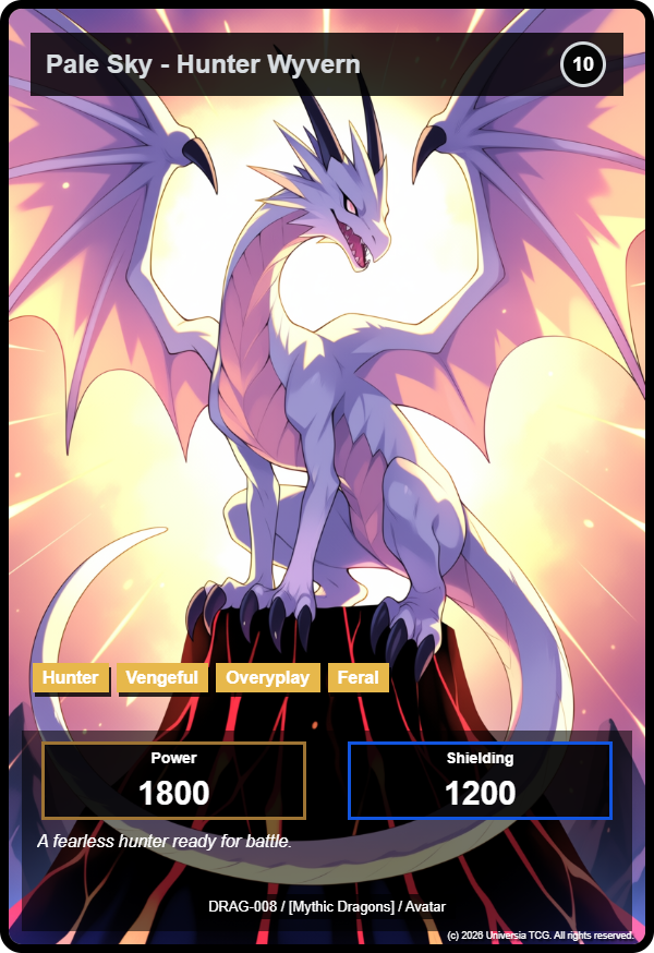 Pale Sky - Hunter Wyvern card