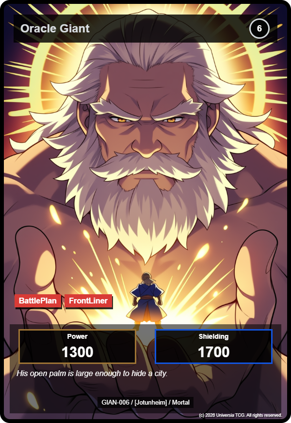 Oracle Giant card