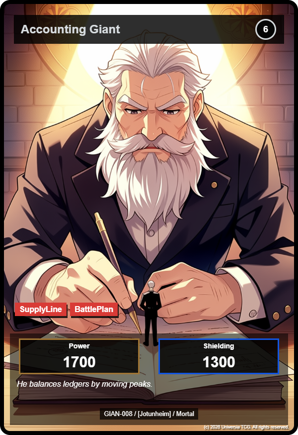 Accounting Giant card