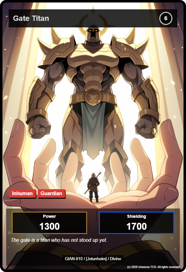 Gate Titan card