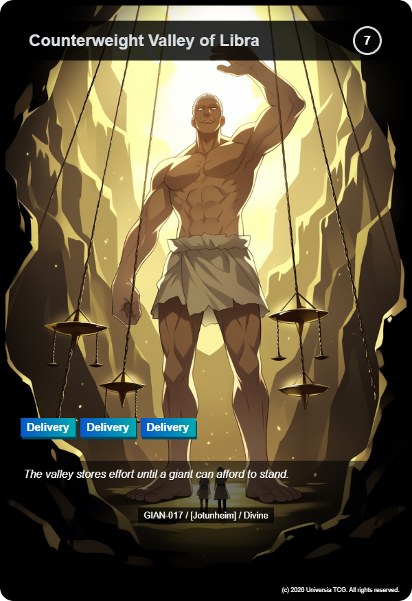 Counterweight Valley of Libra card