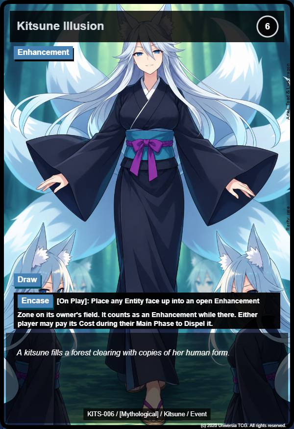 Kitsune Illusion card