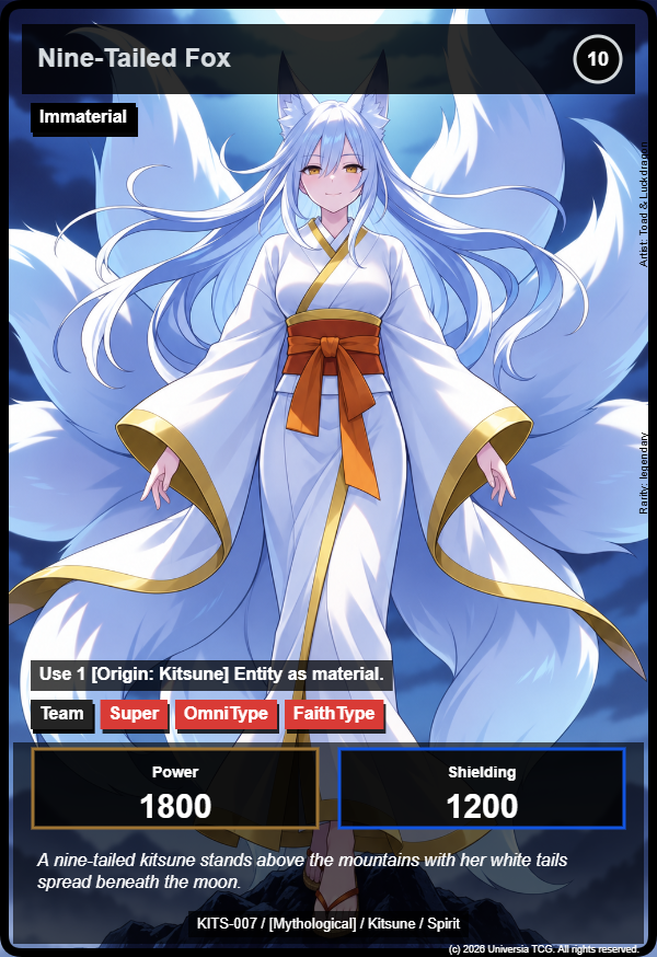 Nine-Tailed Fox card