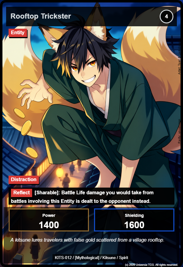 Rooftop Trickster card
