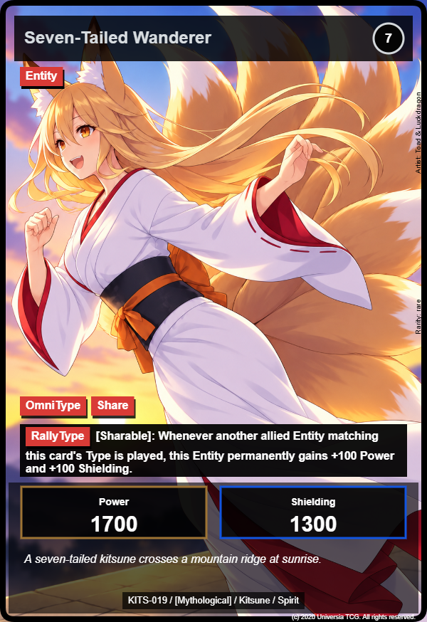 Seven-Tailed Wanderer card