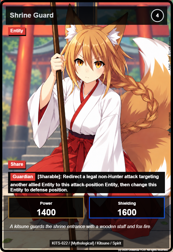 Shrine Guard card