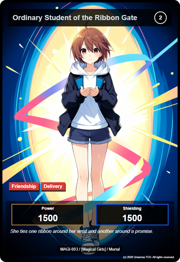 Ordinary Student of the Ribbon Gate card