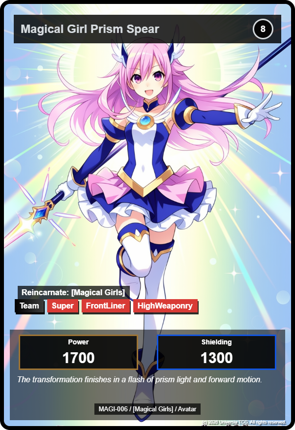 Magical Girl Prism Spear card