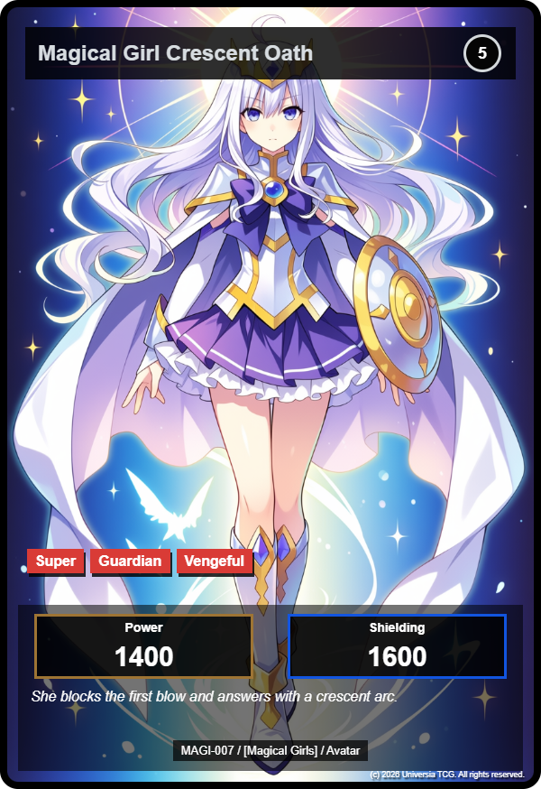 Magical Girl Crescent Oath card