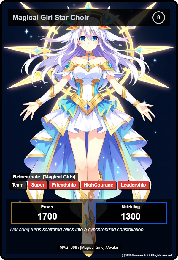 Magical Girl Star Choir card