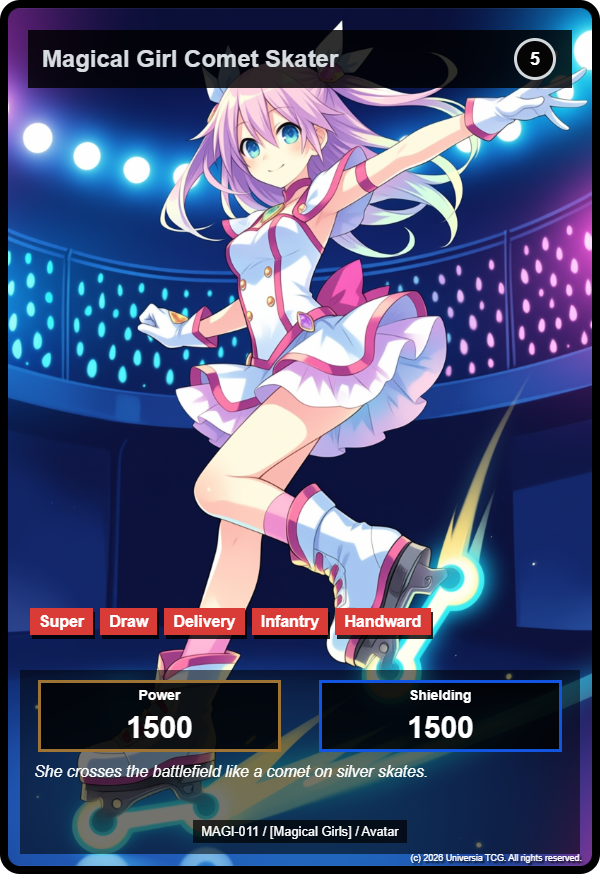Magical Girl Comet Skater card