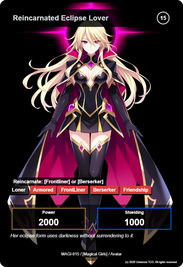 Reincarnated Eclipse Lover card