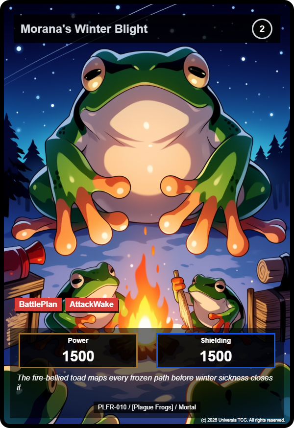 Morana's Winter Blight card