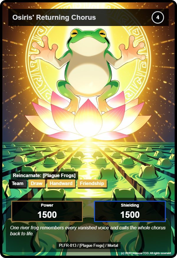 Osiris' Returning Chorus card