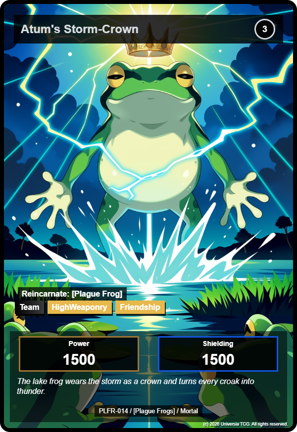 Atum's Storm-Crown card